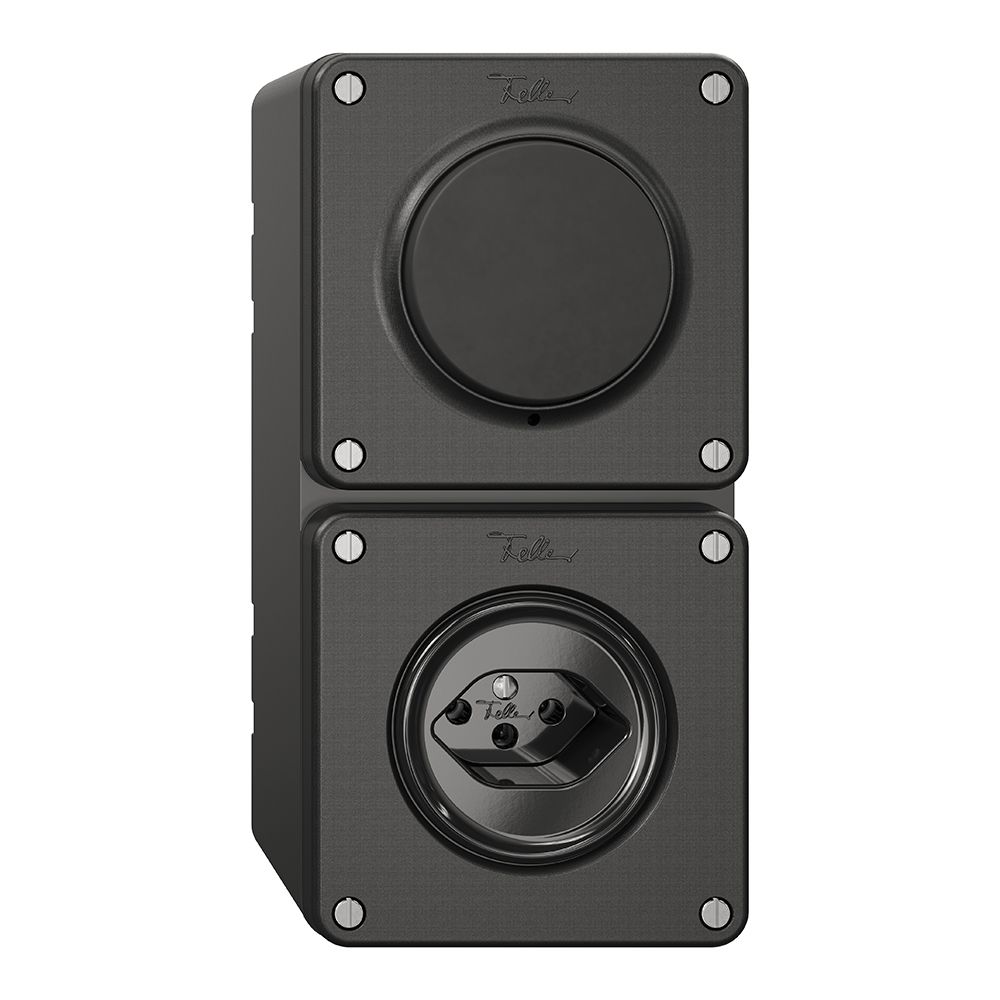 Combinaison NAPU NEVO, 2×1, 1×Sch 3/1 L / 1×type 13, noir