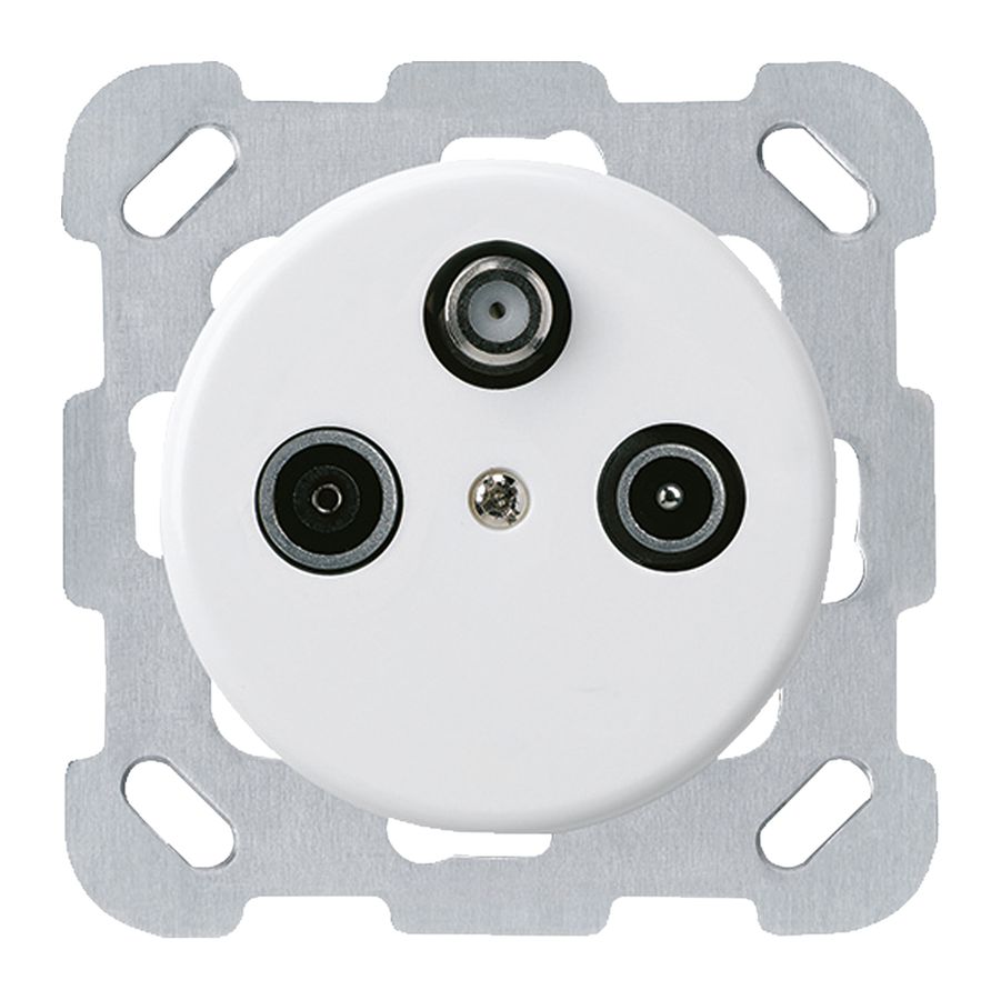 UP-Antennendose basico TV-R-SAT weiss