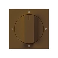 Abdeckset kallysto zu Drehschalter S2 braun