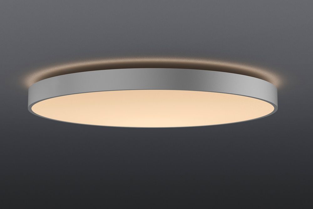 LED-Deckenleuchte SLV MEDO 90 CORONA CL DALI 78W 10225lm 3000/4000K Ø900mm grau