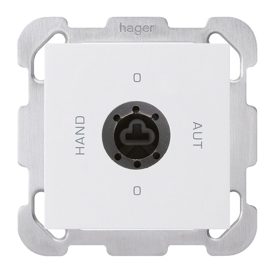 Interruttore rotativo INC 0-Hand-0-Aut. kallysto 2/1L bianco
