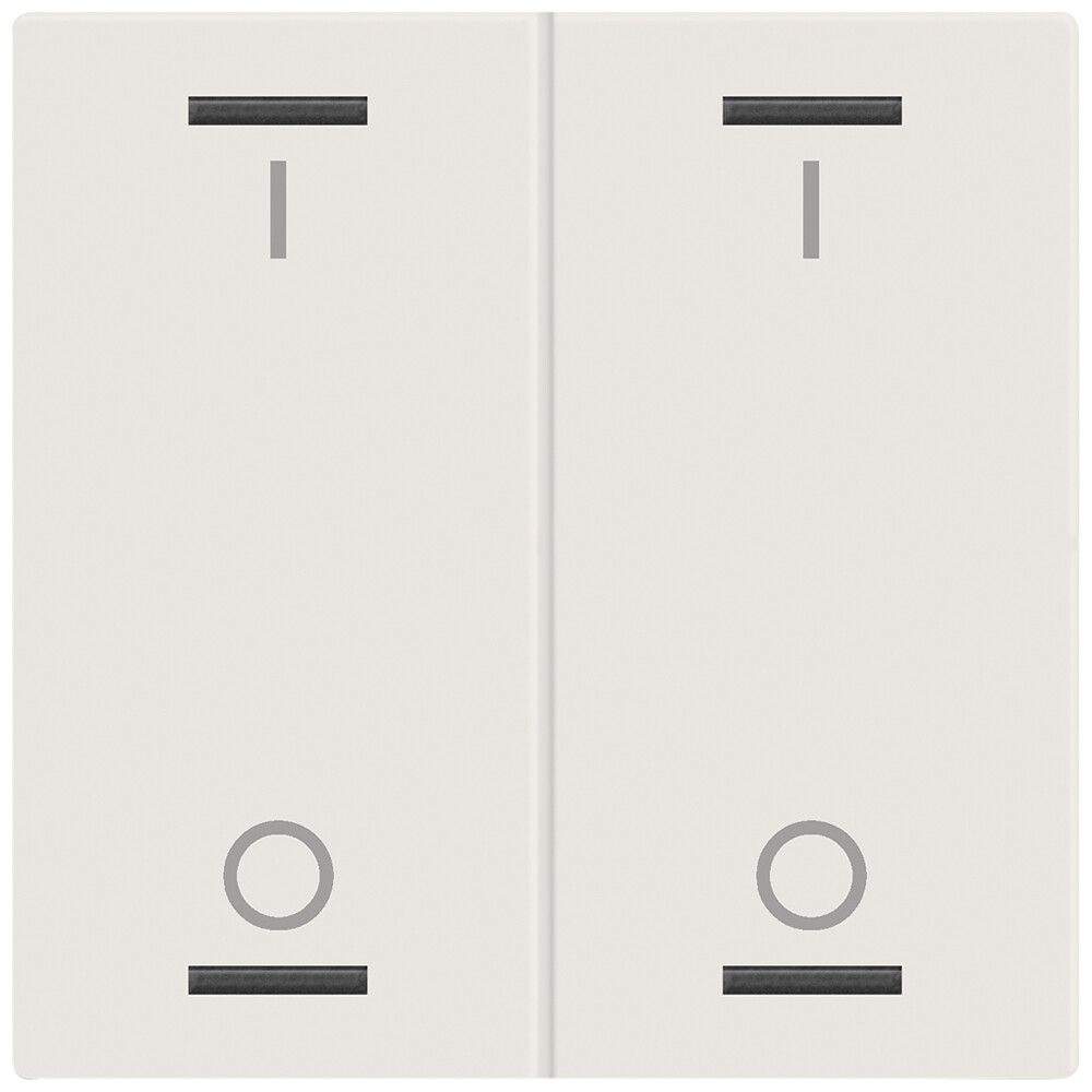 Bascule MDT BE-TAL60W211.B1 1t/4a p.touches tactiles blanc mat "I/O"