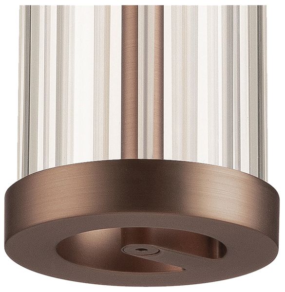 Lampada sospesa LED SLV QUIMERA AD1PH 8W 330lm 927 REG Ø76×470mm rame