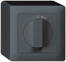 AP-Schwenktaster 0<-1/1L anthrazit kallysto mit Drehgriff