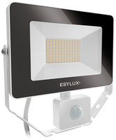 LED-Strahler ESYLUX AFL BASIC, 30W 3000K 3000lm 200×60×195mm IP65, weiss