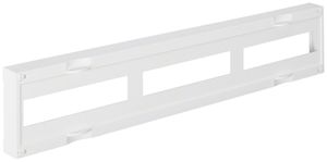 Berührungsschutzabdeckung Hager univers N 150×750mm geschlitzt