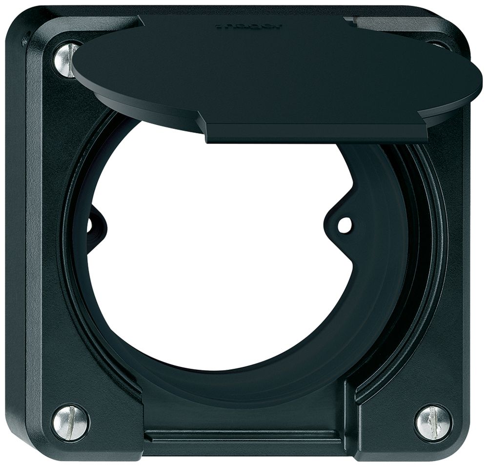 Oberteil robusto schwarz mit Klappdeckel 2-Punkt mit Reduzierfrontscheibe