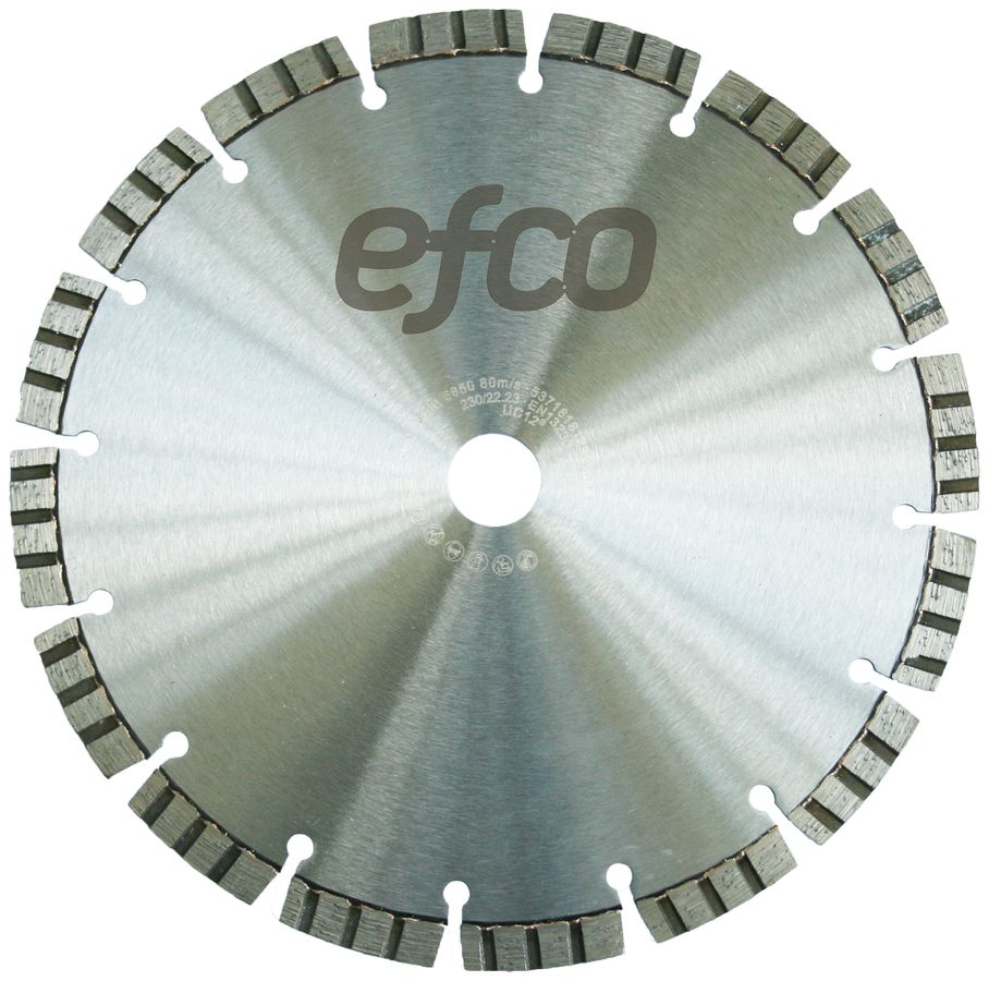 Disco diamantato da taglio EFCO DTS 125-U Ø125×2.3×10×22.2mm