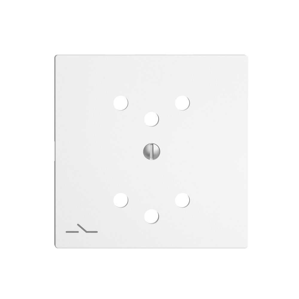 Frontplatte EDIZIOdue 2×T12 1×S weiss mit Shutter