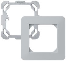 UP-Kopfzeile Hager kallysto.trend 1×1 94×94mm hellgrau