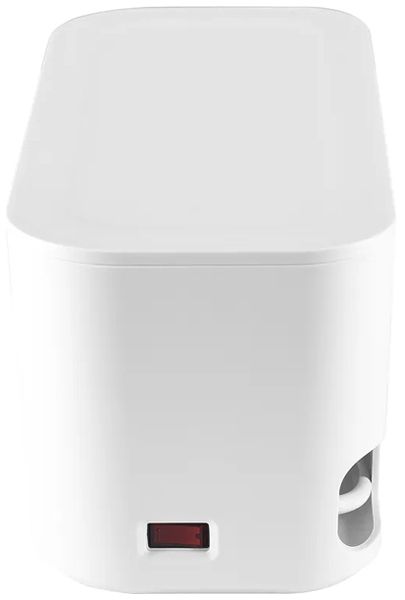 Prise multiple A. Steffen Cable Organizer Box avec interrupteur 5×T13 blanc