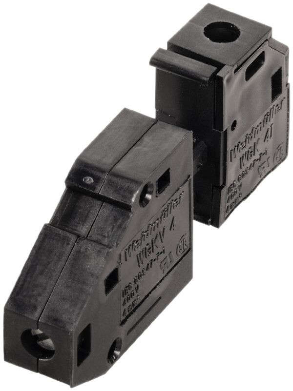 Morsetto di passante Weidmüller WGKV 4mm² connessione a vite grigio