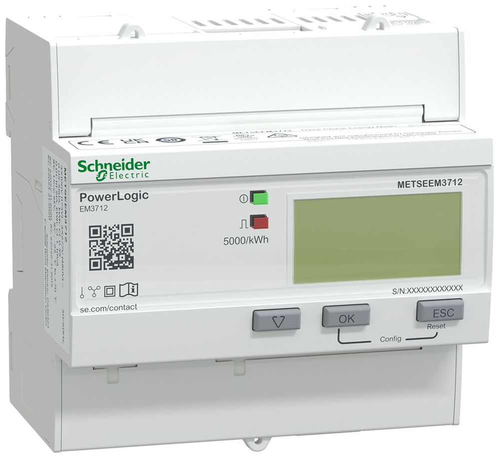 Compteur d'énergie AMD Schneider Electric EM3712 3LN ind 5A électrique 5UM D0