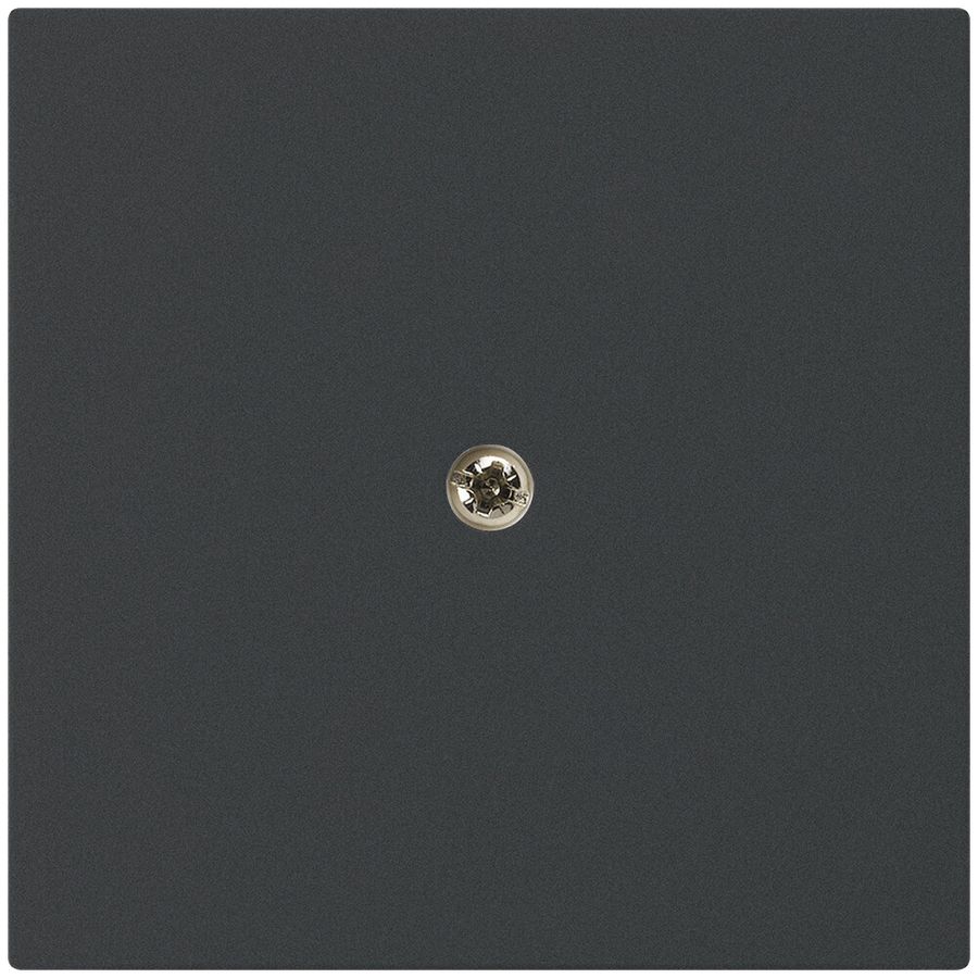 Plaque frontale kallysto 60×60mm noir pour élément de puissance