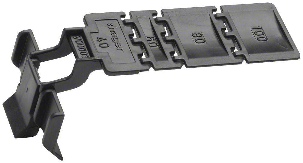 Clip pour canal de filerie BA7 noir