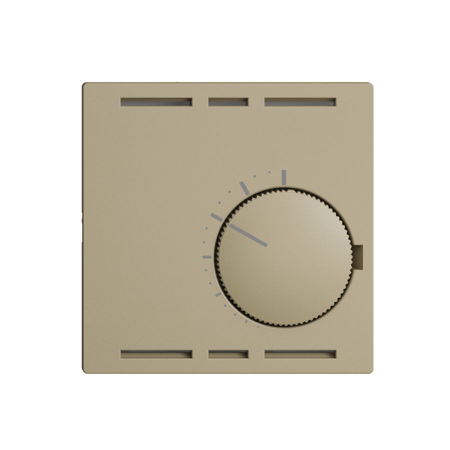 Thermostat d'ambiance ENC EDIZIOdue sand, sans interrupteur