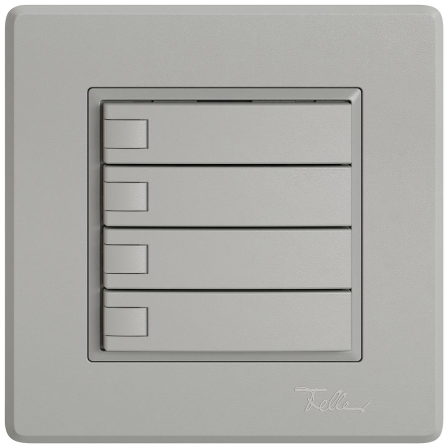 UP-Universaltaster EDIZIO.liv UNI SNAPFIX® 5…48V o.LED 4× 1-Tbed.hgu