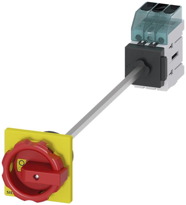 Interrupteur de charge Siemens SENTRON 3LD3 sol 32A 3L 66×66mm ro/jn