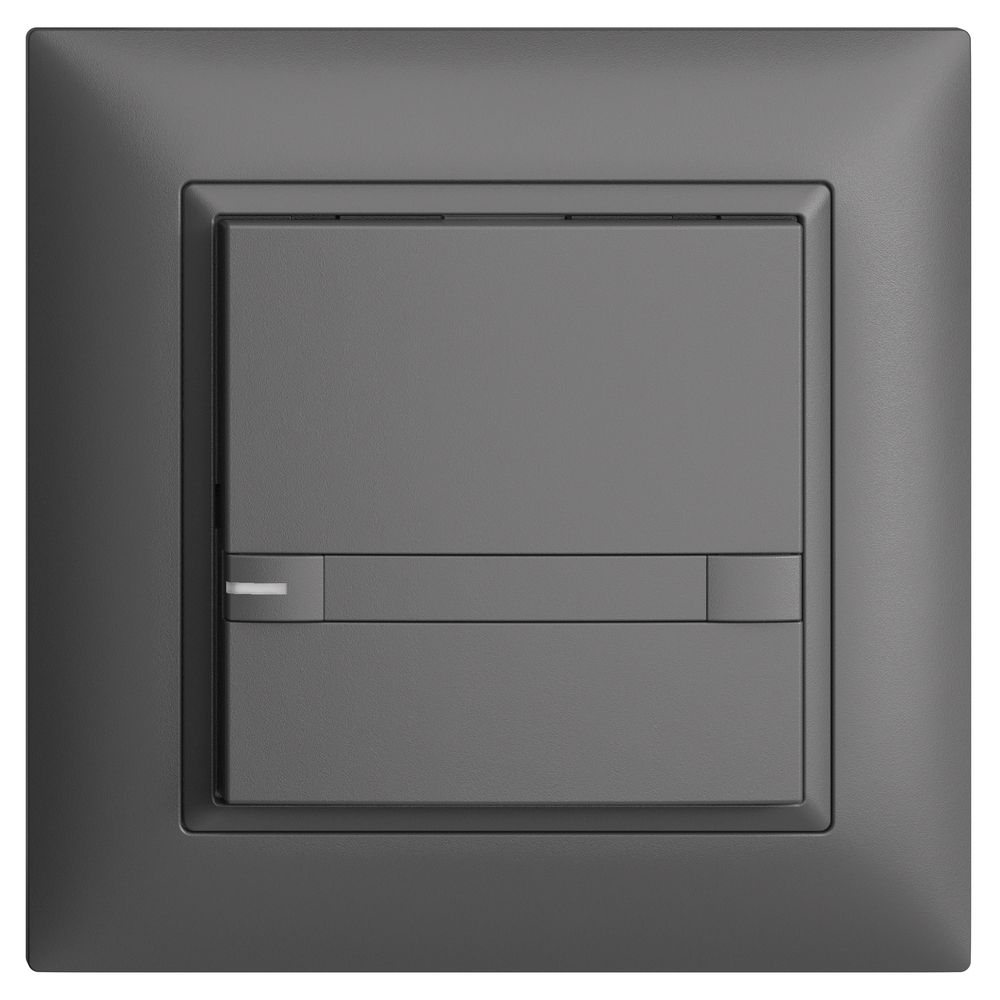 Poussoir KNX RGB ENC EDUE FMI, 250mW, a.LED RGB, papier, 1×pouss., C.2×T., grf