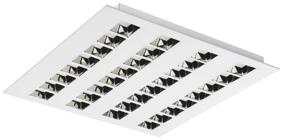 LED-Panelleuchte Sylvania OPTIX 44W 4500lm 4000K DIM 596×596×38mm weiss