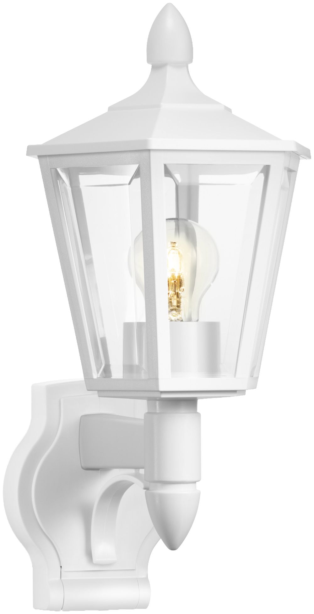 Applique Steinel L 15 M E27 60W IP44 243×144×404mm bianco