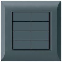 UP-Taster KNX KLI 8×Tasten 8×Betätigungspunkte LED anthrazit