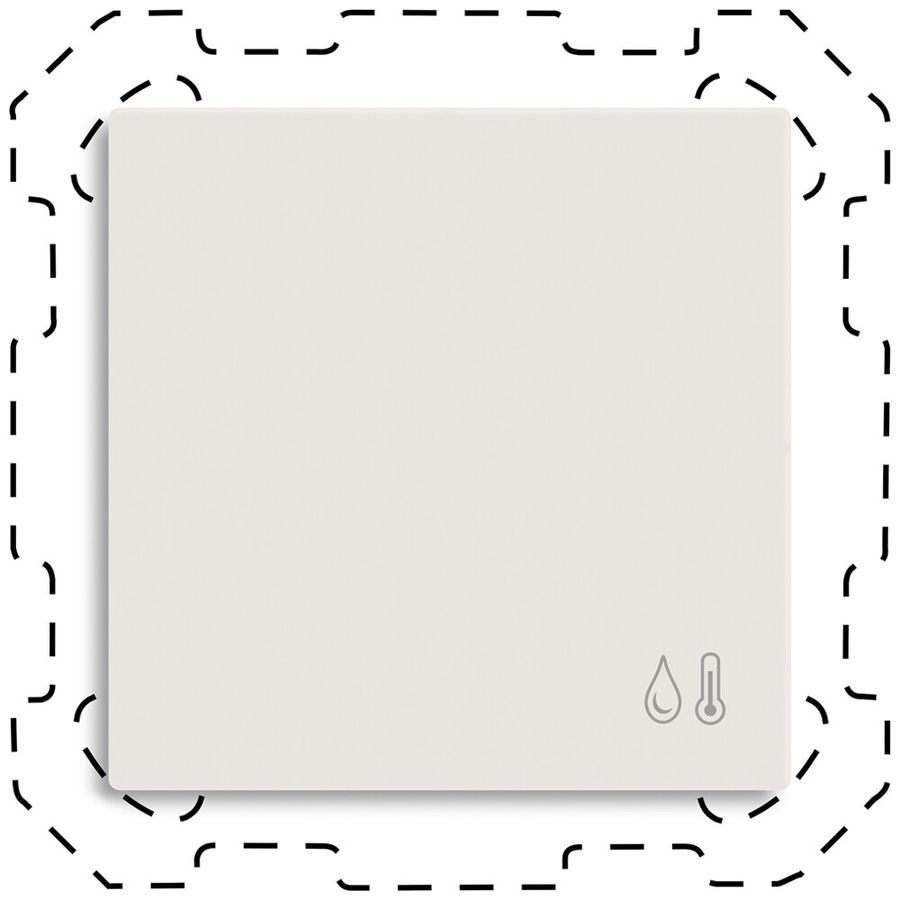 Capteur de température ambiante KNX INC MDT SCN-TFS60.01 -10…50°C blanc