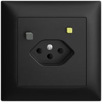 Prise ENC EDIZIOdue T13 FI 30mA FMI, noir