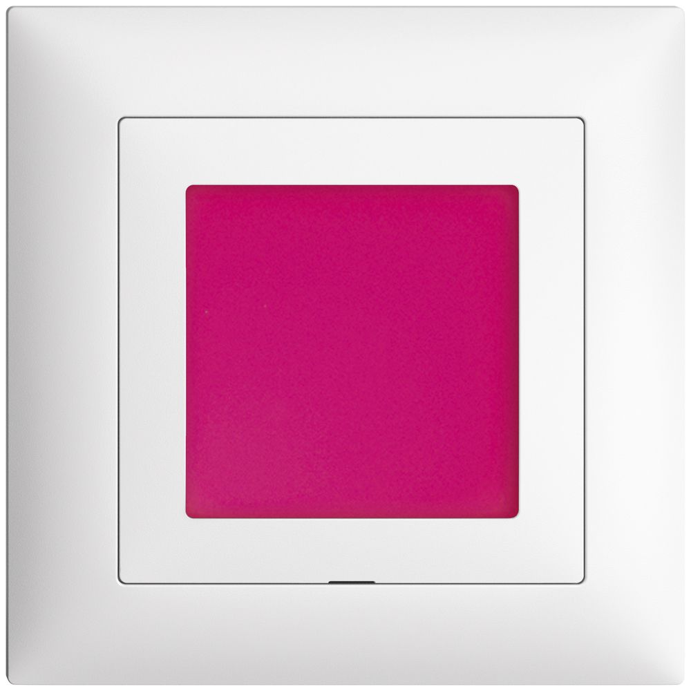 UP-LED-Leuchte LED rot 24V EDIZIOdue weiss