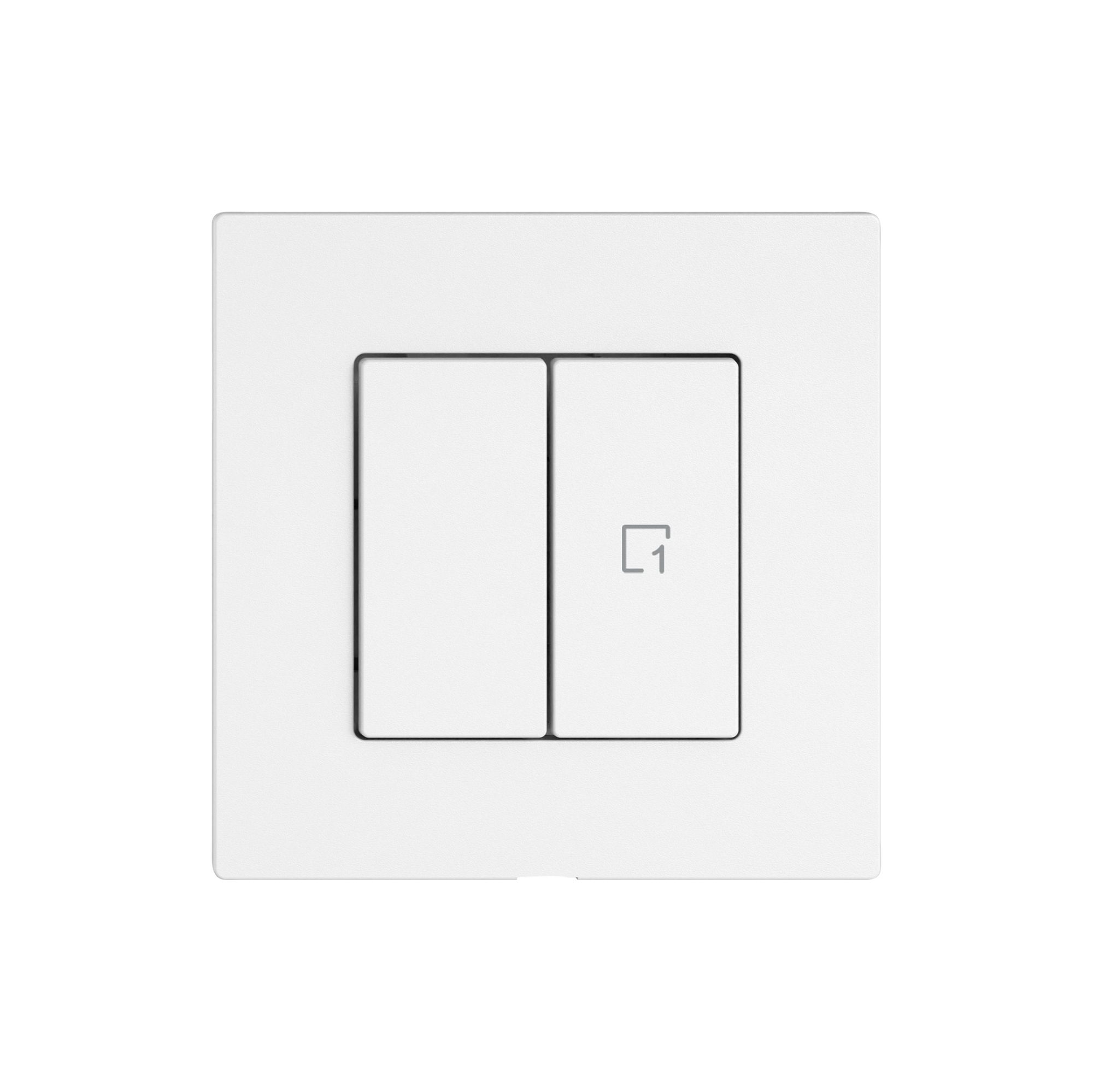 Kit de montage EDIZIO.liv Wiser SNAPFIX® p.interrupteur 1C scène 2T bc