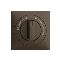 Kit front.Monter->I<-Descendre EDIZIOdue 60×60mm coffee