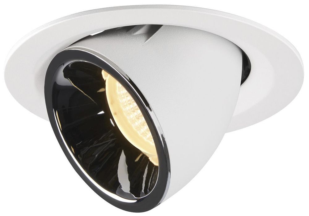 EB-LED-Downlight SLV NUMINOS GIMBLE M, 17.5W 500mA 1550lm 3000K 40° ws/chr