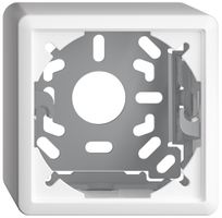 Kappe mit Grundplatte 54mm EDIZIOdue weiss