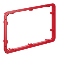 Aufsatzrahmen  MORACH 25mm zu Schalungskasten 400×260mm rot