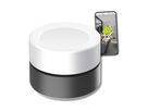 Dimmer rotativo wireless bianco-nero KnockautX, da BRELAG