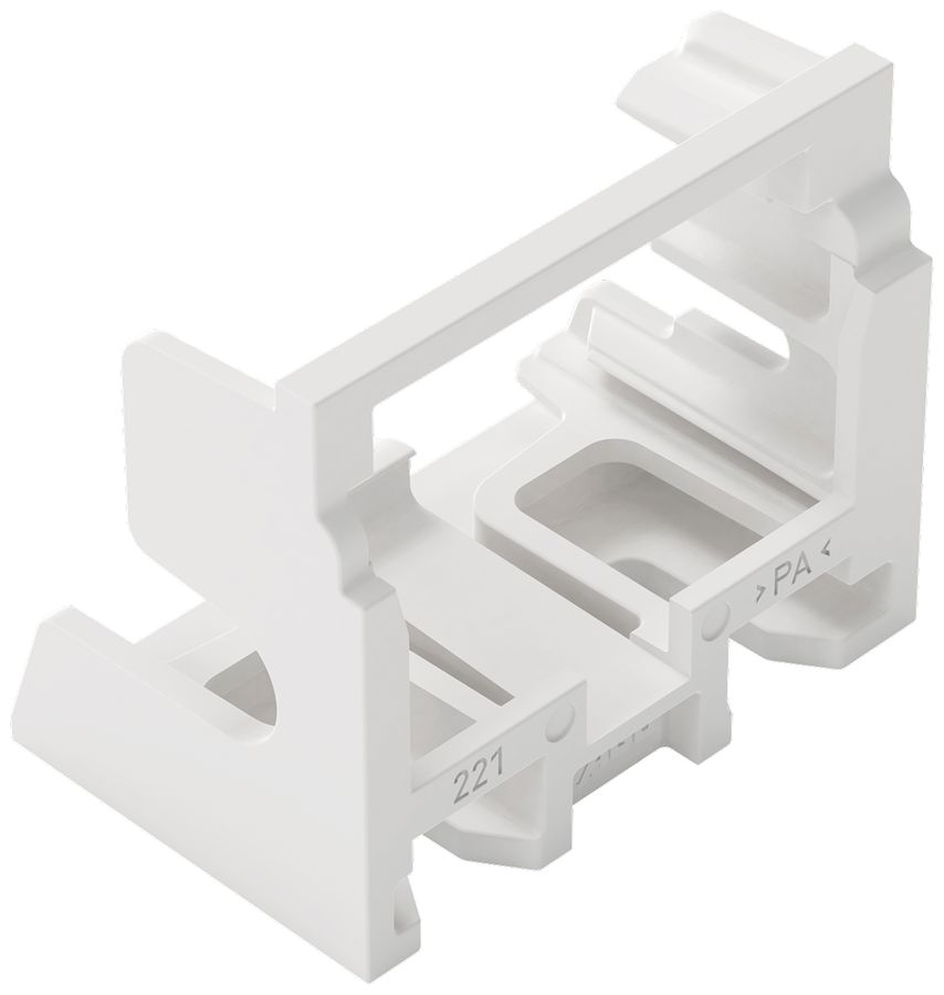 Befestigungsadapter WAGO o.Zugentlastung für 10×4mm² seitlich ws