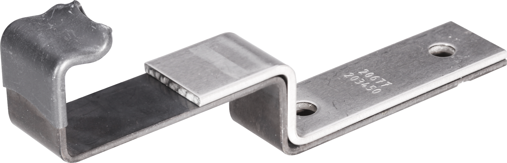 Solrif Montagebügel Glas 103.5x16.5x37mm schwarz brüniert