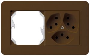 UP-Kombination kallysto.trend Gr.I-I horizontal leer+3×Typ 13 braun