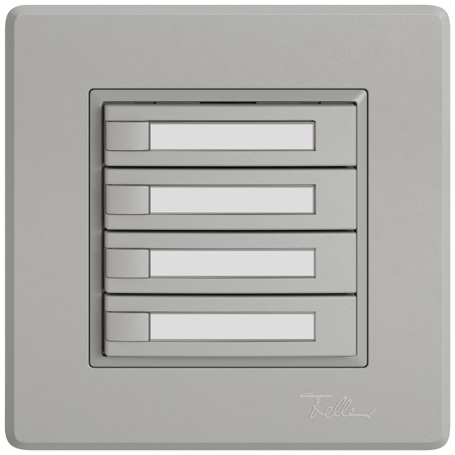 UP-Universaltaster EDIZIO.liv UNI SNAPFIX® 12…48V o.LED 4× 1-Tbed.Pap.hgu