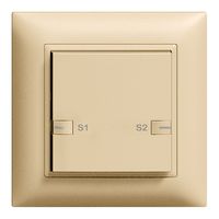 Tasto INC ZEP scena 1c/1t staz.centr/sec. con LED EDIZIOdue sand