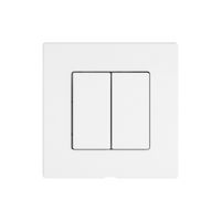 Montageset EDIZIO.liv Wiser SNAPFIX® f.Druckschalter 2K 2 Tasten ws