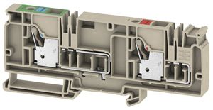 Borne d'alimentation WM AAP22 10 FE-LO PUSH IN 10mm² be/ro/bl