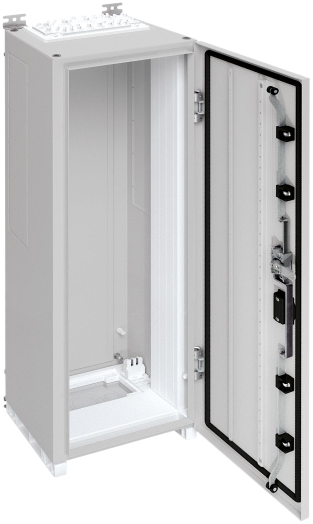 Wandschrank Hager univers mit Volltür SK I IP55 950×300×275mm RAL 7035