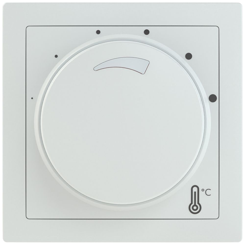 AP-Raumthermostat ABB SIDUS heizen/kühlen NO 230VAC/10A 5…30°C ws