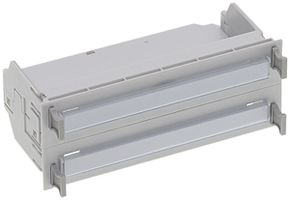 Blindabdeckung HD lichtgrau Kunststoff, halogenfrei