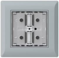 UP-Taster KNX KLI f.2×Tasten 4×Betätigungspunkte LED grau