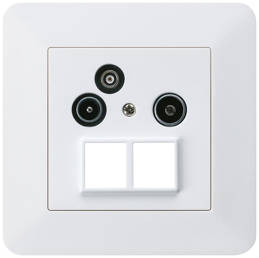 UP-Antennendose R/TV-Daten kallysto.trend HMS 2GHz 11db weiss