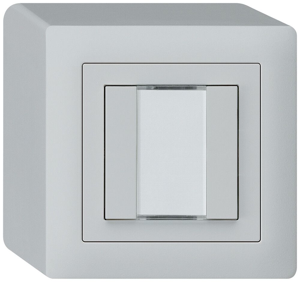 AP-Taster kallysto KNX 2×hellgrau s/e-link