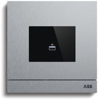 Aussenstation ABB-Welcome mit Transponder-Modul, edelstahl