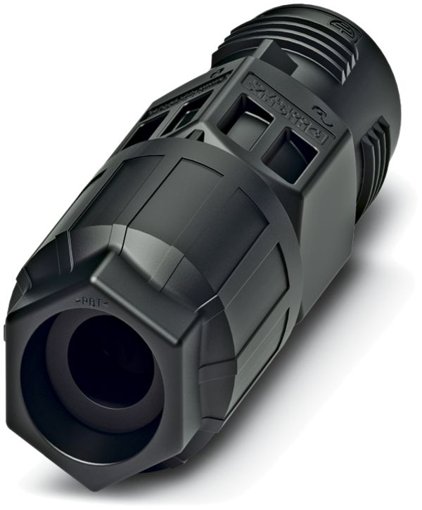 Connettore QUICKON 3LPE 0.5…1.5mm² Ø4…9mm 1×dado nero